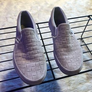 slip on fabric vans
